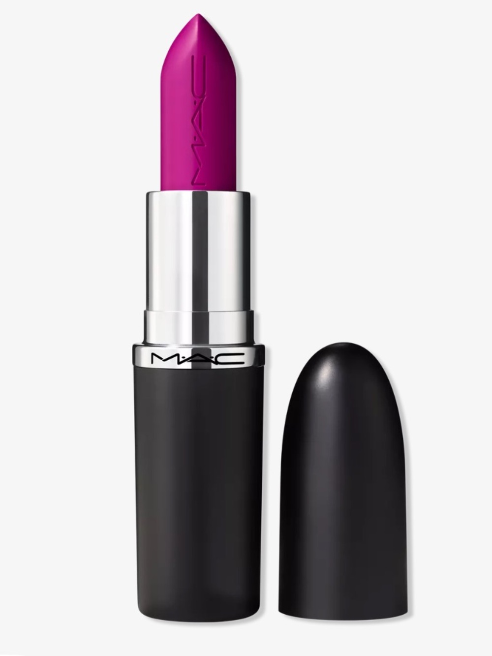 BNIB MAC M-A-Cximal Sleek Satin Lipstick in Violet Vapor (electric Violet)